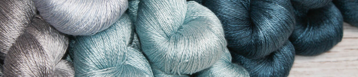  First-class and exclusive hand-dyed Silk Yarns...