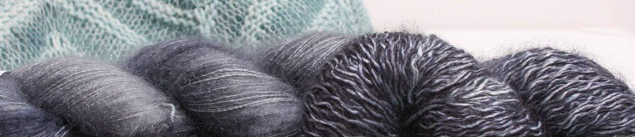  First-class and exclusive hand-dyed mohair...