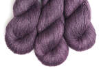 Tussah Seide | Black Aubergine
