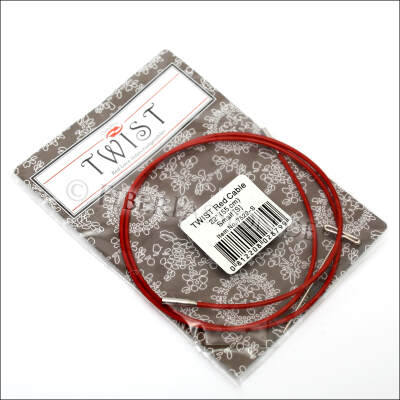 ChiaoGoo Twist Red Steel cable with Nylon Layer - 55cm (L)