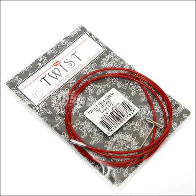 ChiaoGoo Twist Red Steel cable with Nylon Layer - 75cm (L)