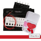 ChiaoGoo Circular Needle Set Twist Red Lace Mini 10cm